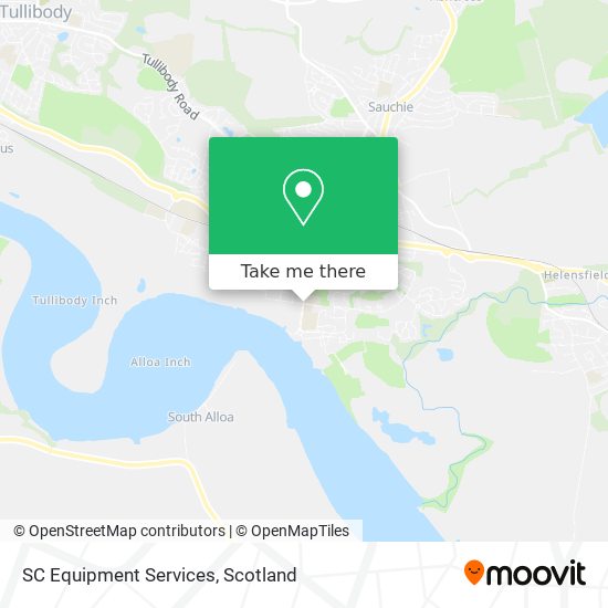 SC Equipment Services map