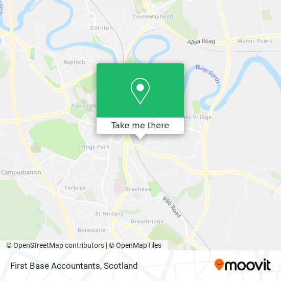 First Base Accountants map