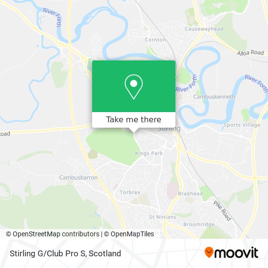 Stirling G/Club Pro S map