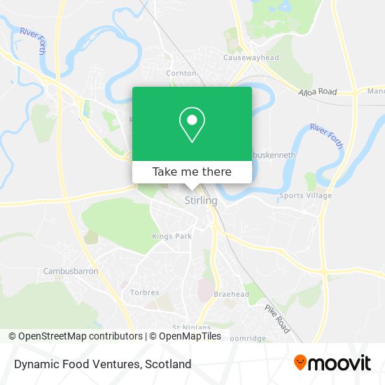 Dynamic Food Ventures map