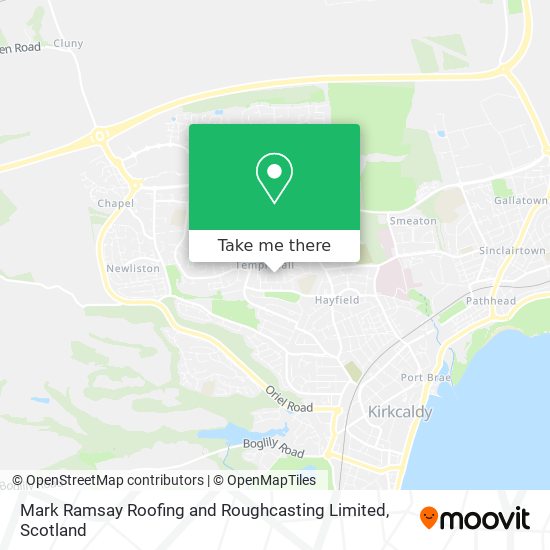 Mark Ramsay Roofing and Roughcasting Limited map