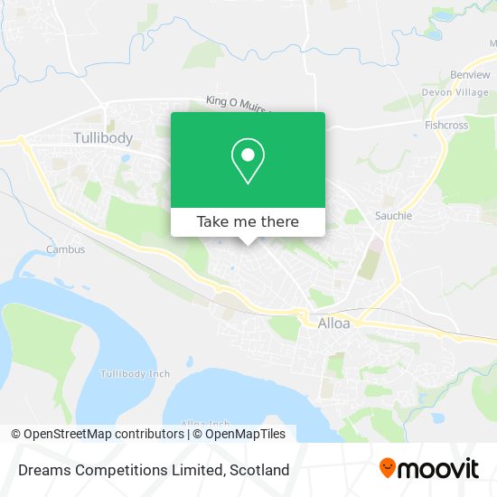 Dreams Competitions Limited map