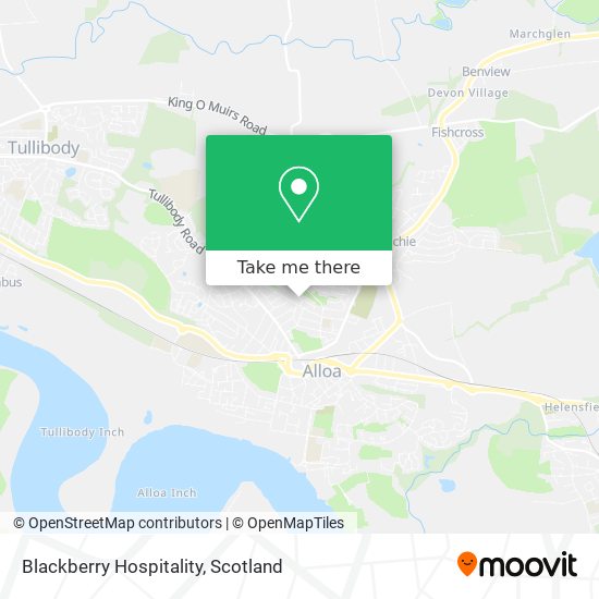 Blackberry Hospitality map