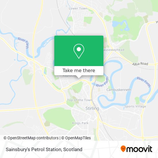 Sainsbury's Petrol Station map