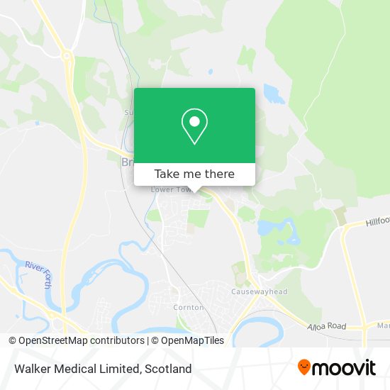 Walker Medical Limited map