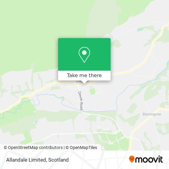 Allandale Limited map