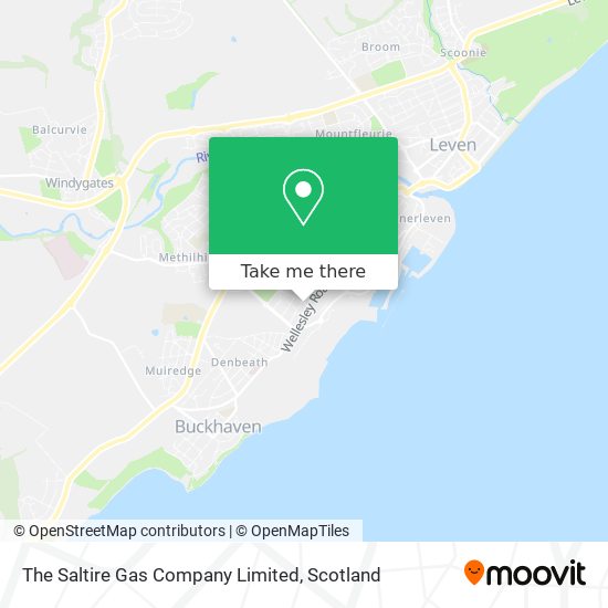 The Saltire Gas Company Limited map