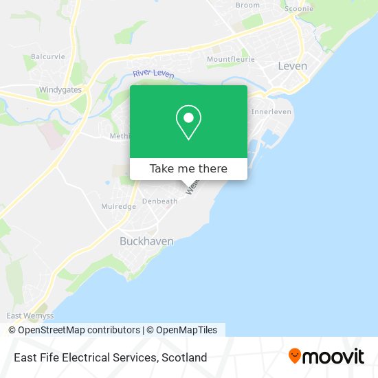 East Fife Electrical Services map