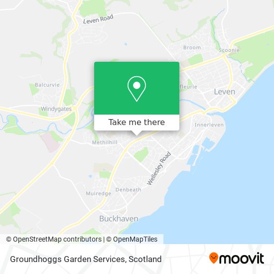 Groundhoggs Garden Services map