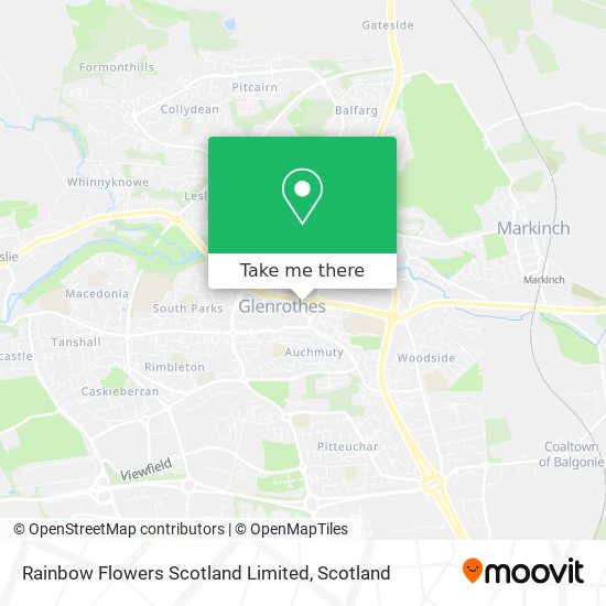 Rainbow Flowers Scotland Limited map