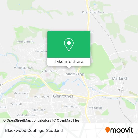 Blackwood Coatings map