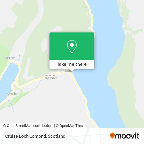Cruise Loch Lomond map