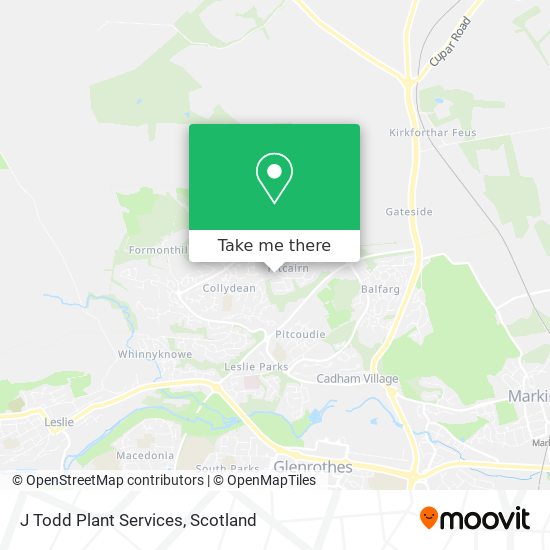 J Todd Plant Services map