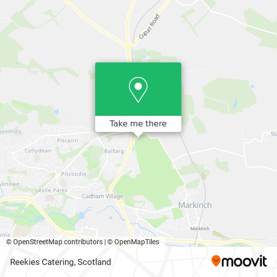 Reekies Catering map