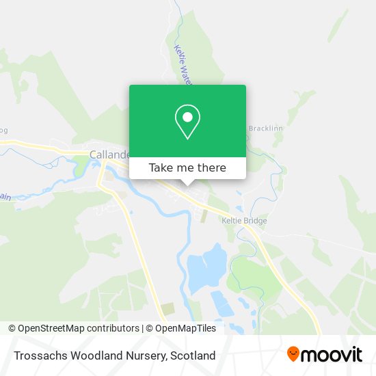 Trossachs Woodland Nursery map