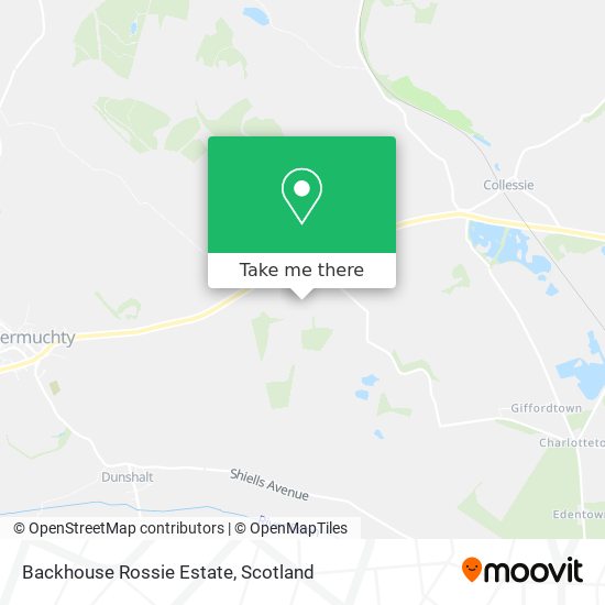 Backhouse Rossie Estate map