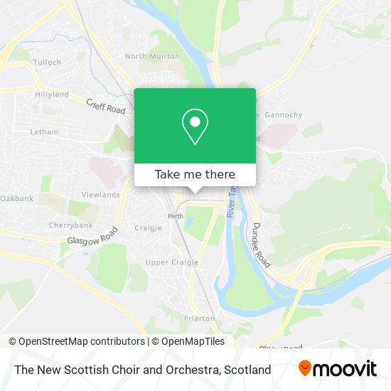 The New Scottish Choir and Orchestra map