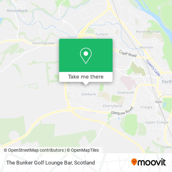 The Bunker Golf Lounge Bar map