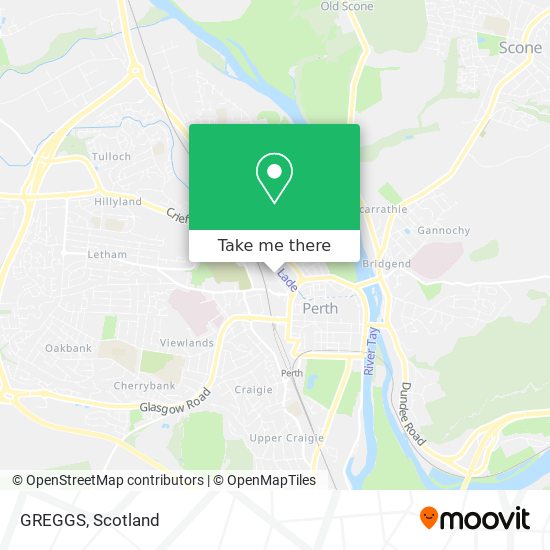 GREGGS map