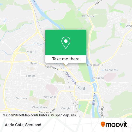 Asda Cafe map