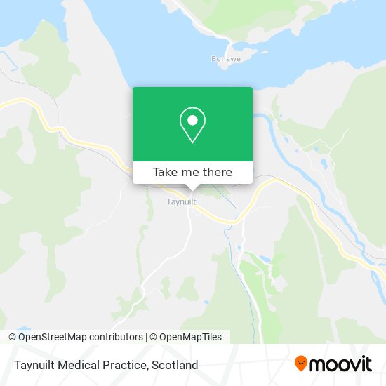 Taynuilt Medical Practice map