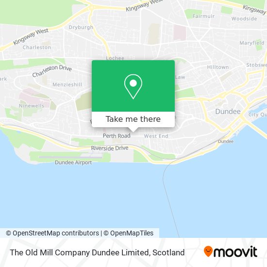 The Old Mill Company Dundee Limited map