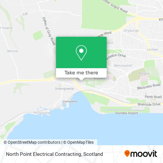 North Point Electrical Contracting map