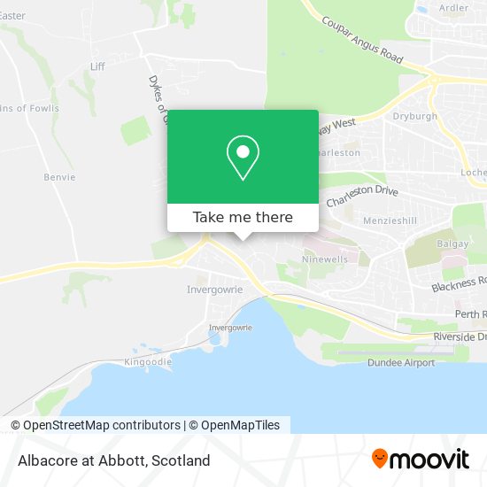 Albacore at Abbott map