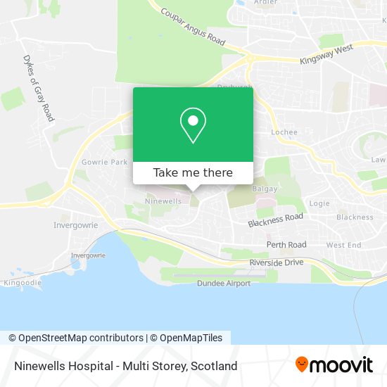 Ninewells Hospital - Multi Storey map