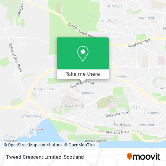 Tweed Crescent Limited map