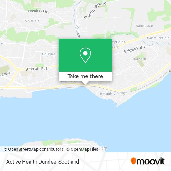 Active Health Dundee map