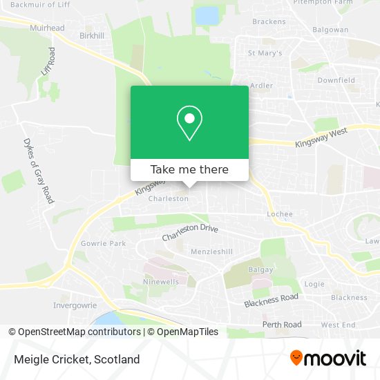 Meigle Cricket map