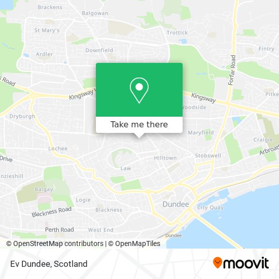 Ev Dundee map
