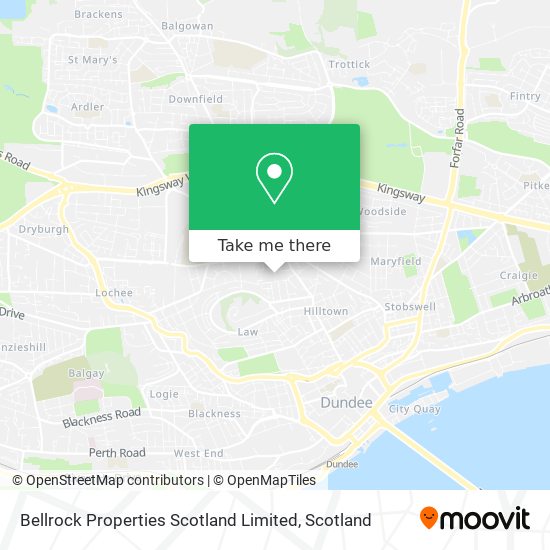 Bellrock Properties Scotland Limited map