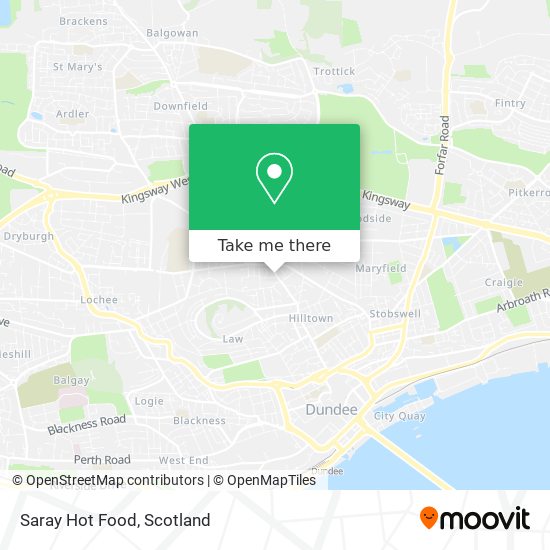 Saray Hot Food map