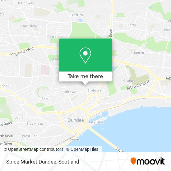 Spice Market Dundee map