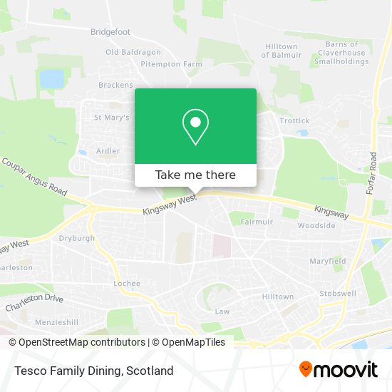 Tesco Family Dining map