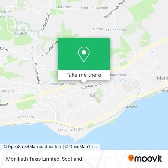 Monifieth Taxis Limited map