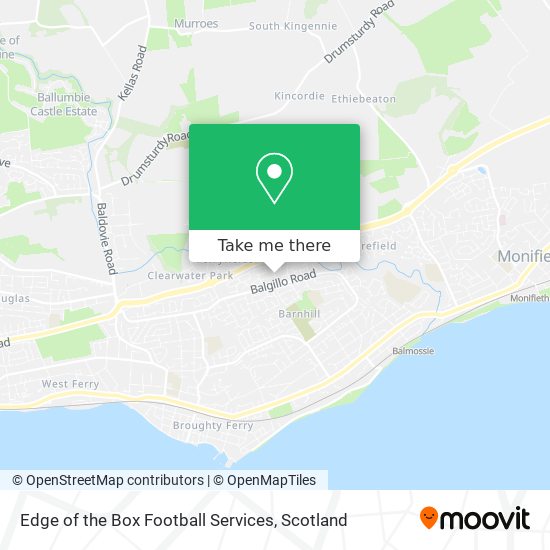 Edge of the Box Football Services map