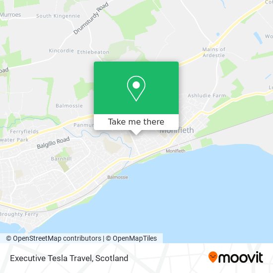 Executive Tesla Travel map