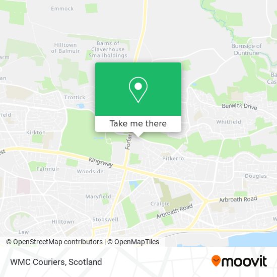 How to get to WMC Couriers in Dundee by Bus?