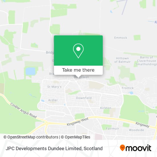 JPC Developments Dundee Limited map