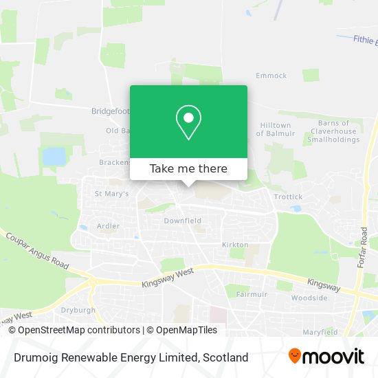 Drumoig Renewable Energy Limited map