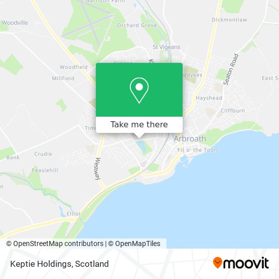 Keptie Holdings map