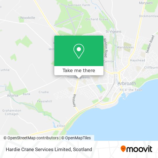 Hardie Crane Services Limited map