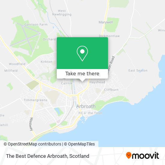 The Best Defence Arbroath map