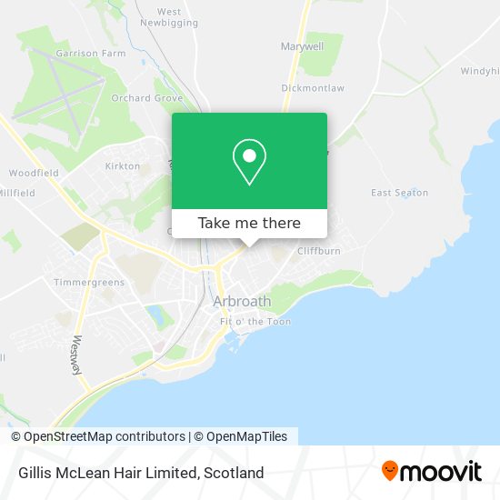 Gillis McLean Hair Limited map