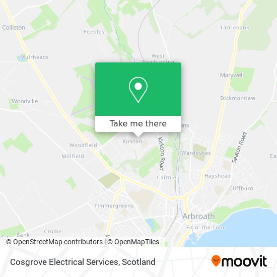 Cosgrove Electrical Services map