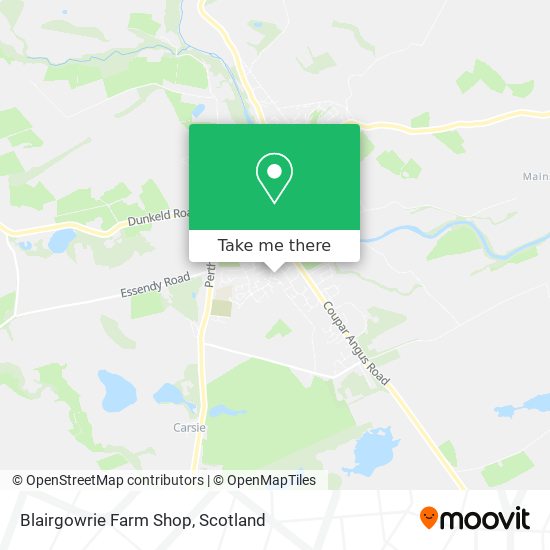 Blairgowrie Farm Shop map