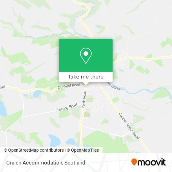 Craicn Accommodation map